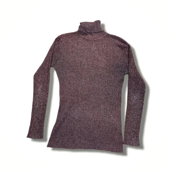 5 Piece Bundle of Purple Tops and Fringe Scarf Vintage Mix - Picture 5 of 15